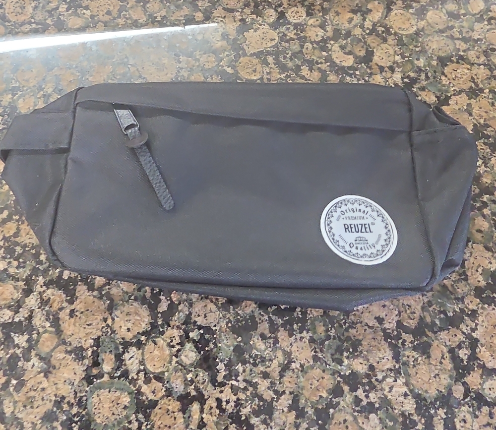 Black Toiletry Bag for Men